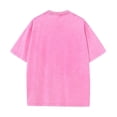 thumbnail image 5 of Mens T-Shirt Cotton Crew Neck Short Sleeve Regular Fit T Shirt Raglan Soft Lightweight Summer Casual Tops Pink XXL, 5 of 5