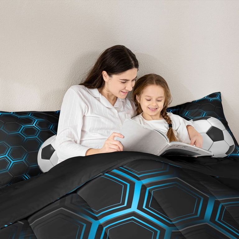 Homewish Geometric Hexagon Honeycomb Bedding Comforter Set