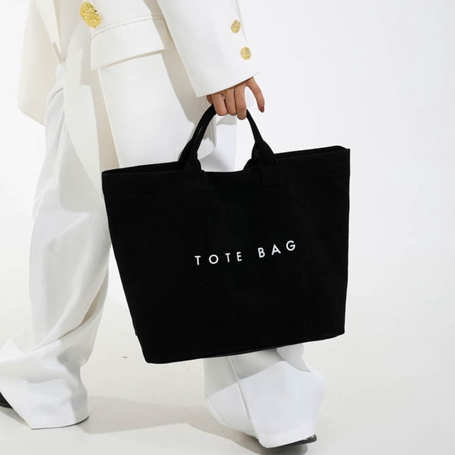 Women's Large Capacity Letter Casual Versatile Tote Bag For Work And Commuting