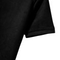 thumbnail image 4 of Leesechin Men's Fashion Loose Fit Crewneck Solid T-Shirt Athletic Lightweight Short Sleeve Gym Workout Tops Black 2XL, 4 of 8