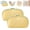 2pcs yellow, variant on Travel Underwear Organizer, Structured Lingerie Storage Bag with Compartments and Wide Opening for Luggage