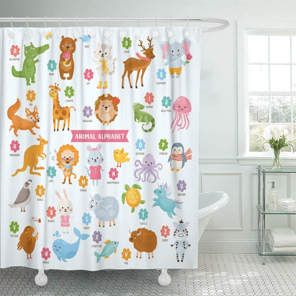 Bsdhome Cute Colorful Children Zoo Z Alphabet Learning English