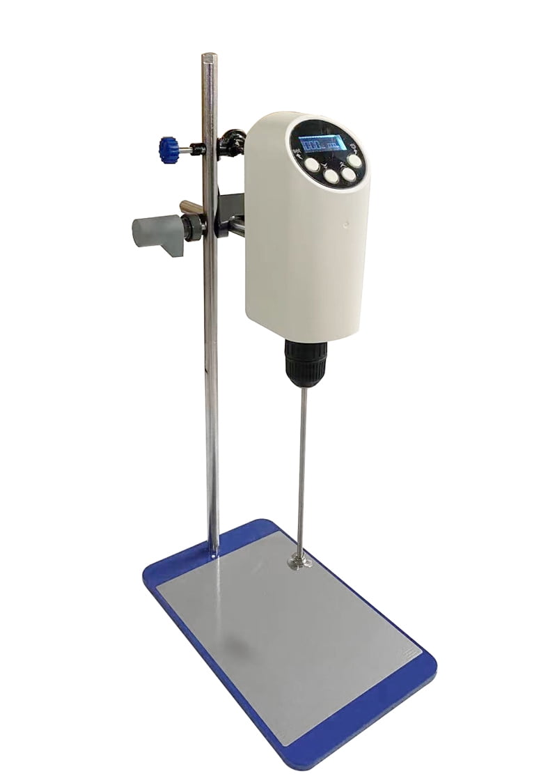INTSUPERMAI Electric Overhead Stirrer Lab Stirrer Mixer LCD Digital