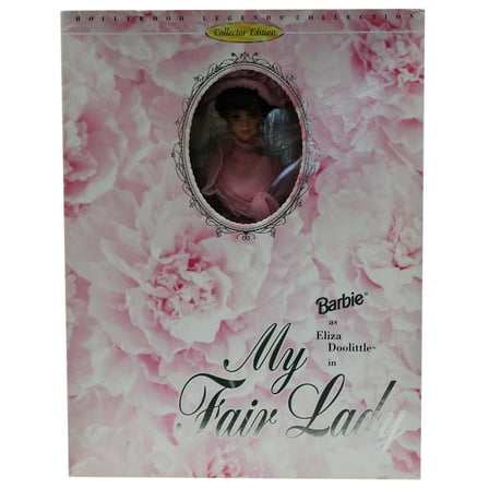Barbie as Eliza Doolittle Doll in My Fair Lady Closing Scene Pink Chiffon Gown