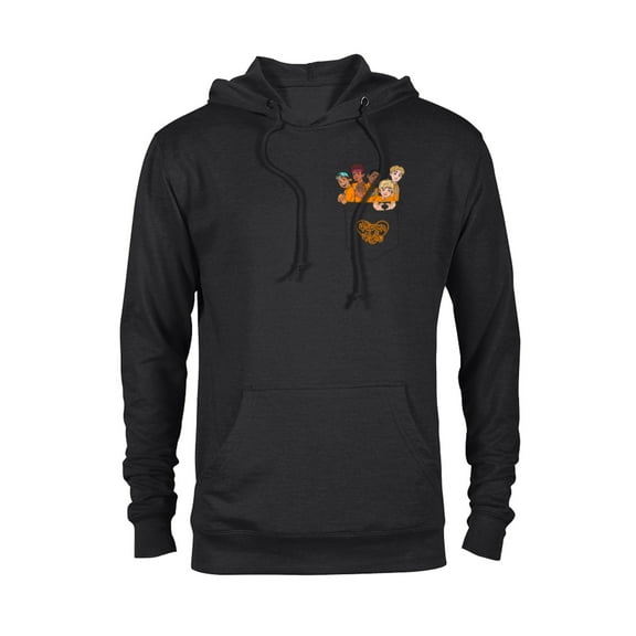 Disney PIXAR Turning Red 4-Town Pocket - Pullover Hoodie for Adults - Customized-Black