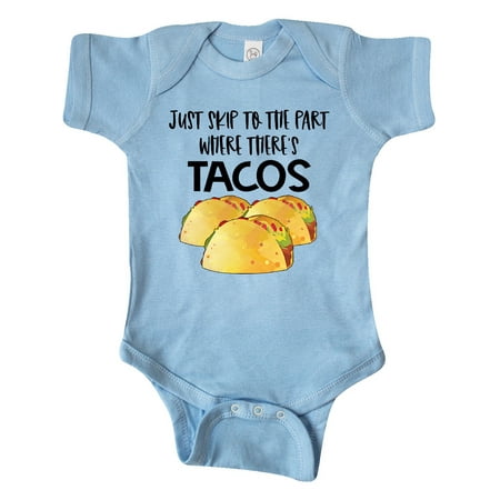 

Inktastic Just Skip to the Part Where There s Tacos Gift Baby Boy or Baby Girl Bodysuit