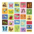 thumbnail image 3 of Marrott, Stephanie 12x12 Black Modern Framed Museum Art Print Titled - Bug Alphabet, 3 of 5