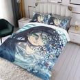 thumbnail image 3 of Attack On Titan-themed Bed Sheet Set Three Piece Set Comfortable And Skin Friendly Unique Design Home Decor Gifts For Family Friends fans54x79Inches（135cm*200cm）, 3 of 6