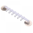 thumbnail image 1 of 2 Pack 6 Non-Trace Strong Sucker Rack Door Hanger Hanger Holder Bathroom Shower Shelf,White, 1 of 10