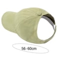 thumbnail image 2 of Ponycap Messy Updo Ponytail ajustable algodón gorra de béisbol sombrero medio vacío visera superior gorra de béisbol Adepaton BST3008057-1, 2 of 6