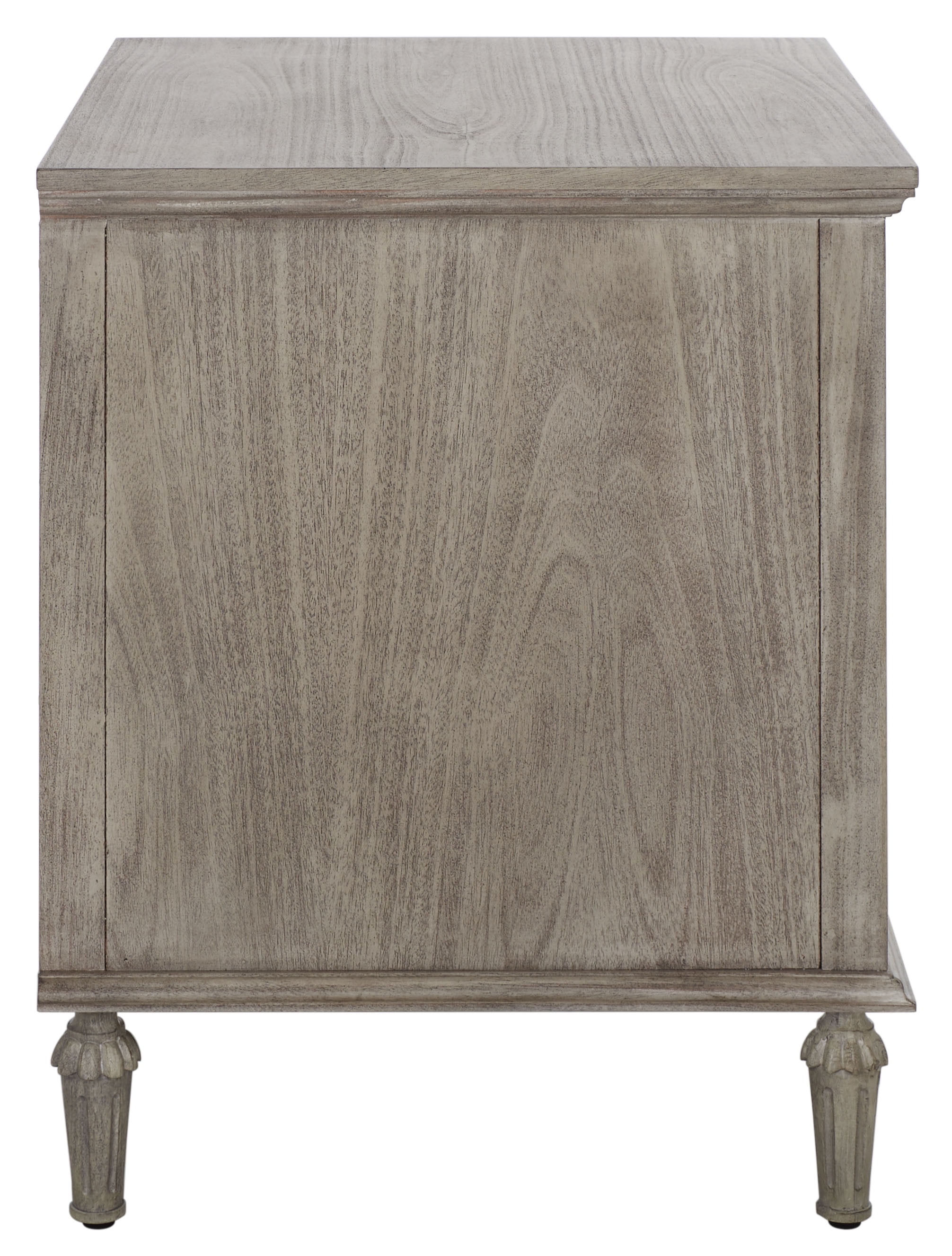 SAFAVIEH Couture Lisabet Contemporary Nightstand with 3 Drawers, Light Grey