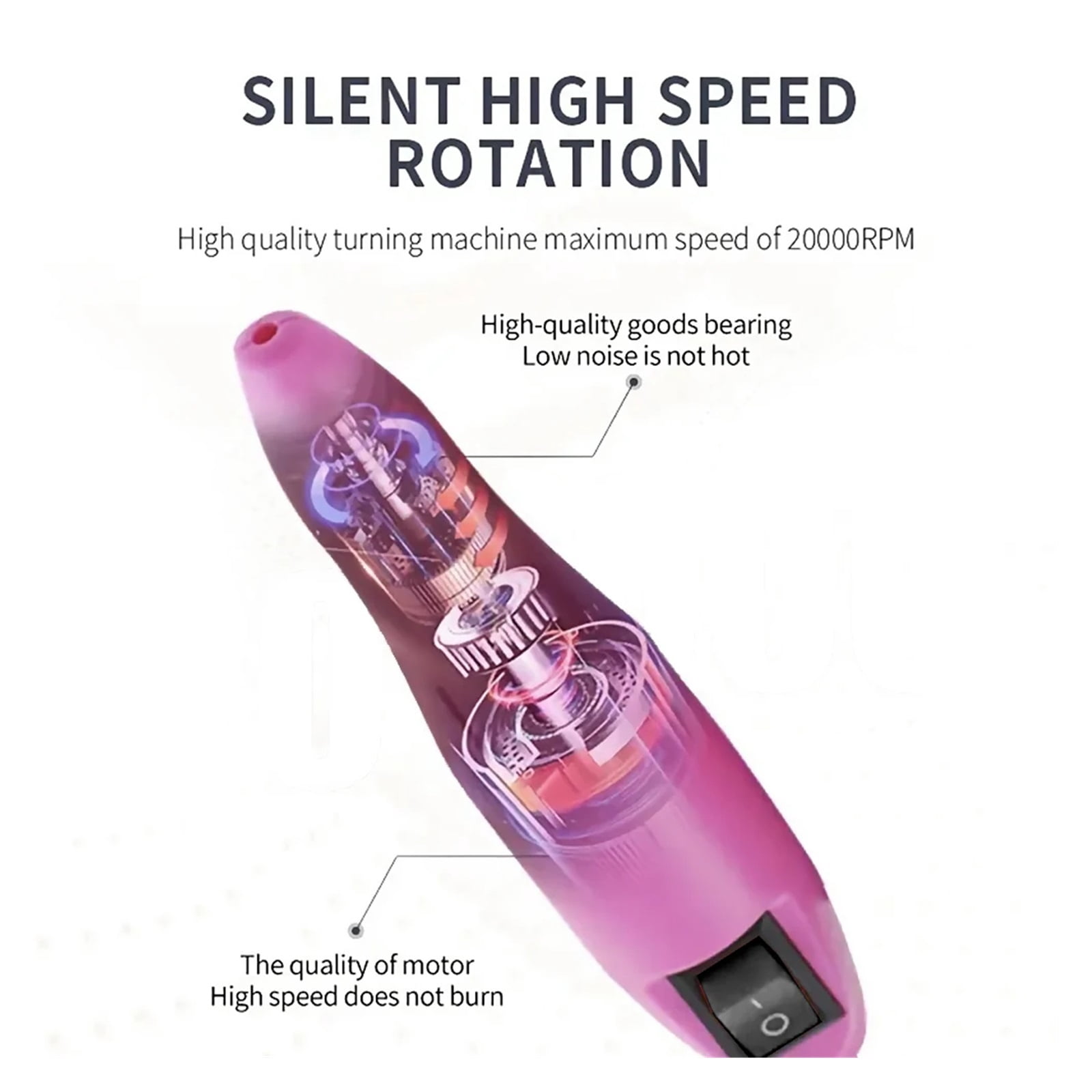 Professional Electric Nail Drill Machine Set Nail Files Drill Bits Gel Polish Remover Portable Nail Polisher Equipment