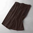 thumbnail image 4 of Chiccall Mens Plus Size Athletic Quick Dry Shorts with Zipper Pocket Lightweight Elastic Waist Drawstring Running Shorts Brown 3XL, 4 of 5