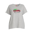 thumbnail image 4 of Holiday Time Womens's Christmas Pickup Graphic Tee, 4 of 5