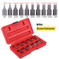 thumbnail image 1 of Fyydes 10 Pcs 3.2-10.3mm Screw Extractor Set for Rust Damaged Studs Bolt Remover Out, Damaged screw extractor, Screw Extractor guide, 1 of 7