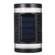 thumbnail image 2 of Lámpara de exterior Luz de pared con energía solar Lámpara de cerca para exteriores Diseño hueco hacia arriba y hacia abajo Control de luz sensible IP65 Resistencia al agua Célula recargable incorpora Eccomum Lámpara de exterior, 2 of 7