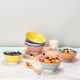 thumbnail image 6 of 6-Piece 26Oz Ceramic Soup Bowl Set, 6.3 Inch Colorful Serving Bowls, Microwave And Dishwasher Safe For Oatmeal Salad Pasta Dessert, 6 of 6