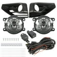 thumbnail image 1 of Genrics 1 Pair of Clear Bumper Fog Lights Lamps Assembly + Bulbs + Switch Kit Replacement for 2017-2019 Nissan Pathfinder, 1 of 8