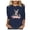 Navy, variant on Womens Easter Tee Stylish Crew Neck Point Sleeve Print Jesus Shirt for Women,Pink,XL