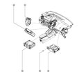 thumbnail image 3 of Commutateur de Volume, Commutateur de Commande Radio Durable 255520229R Réactif Pratique Résistant à l'Usure pour Espace 5 Kadjar, 3 of 7