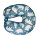 thumbnail image 1 of Hukapapa Almohada y localizador de cuidados básicos, estampado ballenaOso polar, 1 of 5