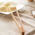 thumbnail image 2 of Pinzas para ensalada, pinzas para pan, pinzas para panecillos, pinzas ergonómicas para bufé de cocina, pinzas para servir de madera para barbacoa, tostadora, 3 piezas, 2 of 6