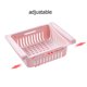 thumbnail image 4 of Cajón telescópico Nevera Caja de almacenamiento Deslice Alimentos Frutas Verduras Organizador Contenedor Cesta Soporte Scienceny HA2578-04*2, 4 of 6