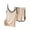 Beige, variant on XuJwPNcy Womens Cami Pajama Set Soft V Neck Tank Top and Shorts 2 Piece Lounge Sets Loose Comfy Nightwear
