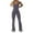 94-Gray2, variant on HSHMT Jumpsuits for Women Women's New Fashionable Tight Fitting Yoga Jumpsuit With Chest Cushion Casual Back Hollow Out Sports Slimming Jumpsuit Slimming Jumpsuit
