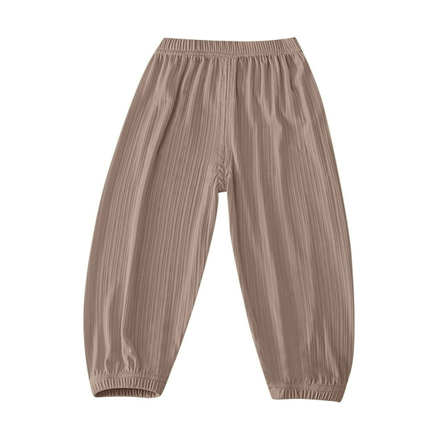 Kids' Breathable Quicking Dry Pants Unisex Loose Elastic Waist Cuffed Ankles