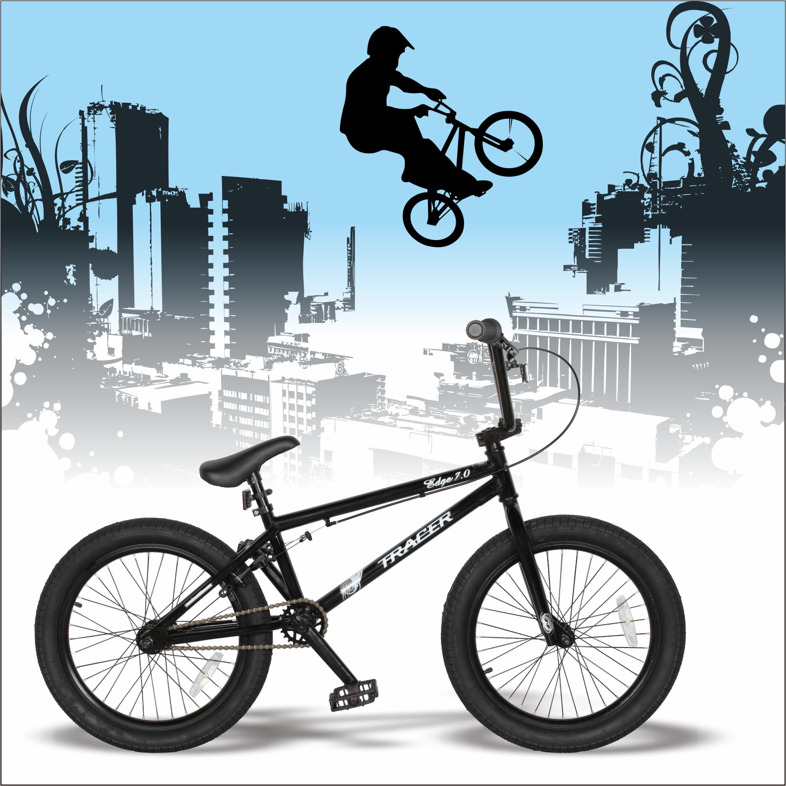 Tracer 2023 Edge 3.0 20 Inch BMX Bike for Child and Adults 