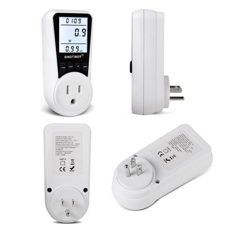 

LCD Digital Power Meter Socket Electricity Usage Monitor Portable Power Measure