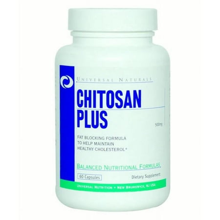 Universal Nutrition Chitosan Plus Fat Blocking Formula, 60 Capsules
