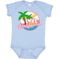 thumbnail image 3 of Inktastic I Love California with Ocean and Palm Trees Boys or Girls Baby Bodysuit, 3 of 5