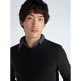 thumbnail image 4 of Free Assembly Men's Crewneck Sweater with Long Sleeves, Midweight, Sizes XS-3XLT, 4 of 6