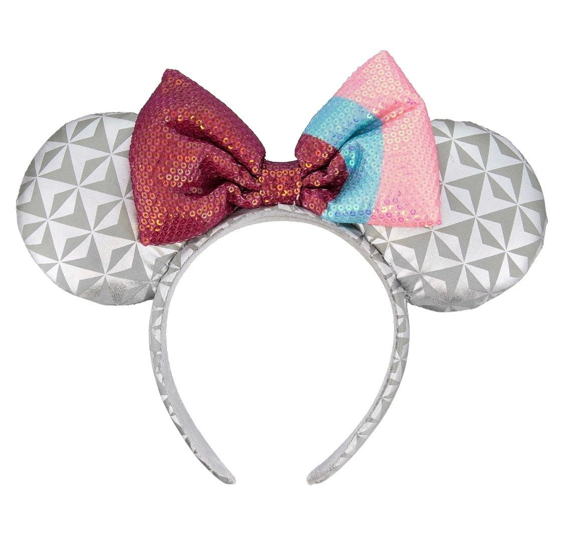 Disney Parks Black Lace Minnie Ears Rare With Tags Red Fun Fan Amuse Headband 