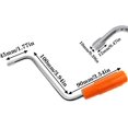 thumbnail image 3 of Pasta Machine Holding Clip Pasta Maker Clamp Replacement Pasta Maker Replacement Parts Hand Held Tool Parts for Fixing Kitchen 1 Set, 3 of 6