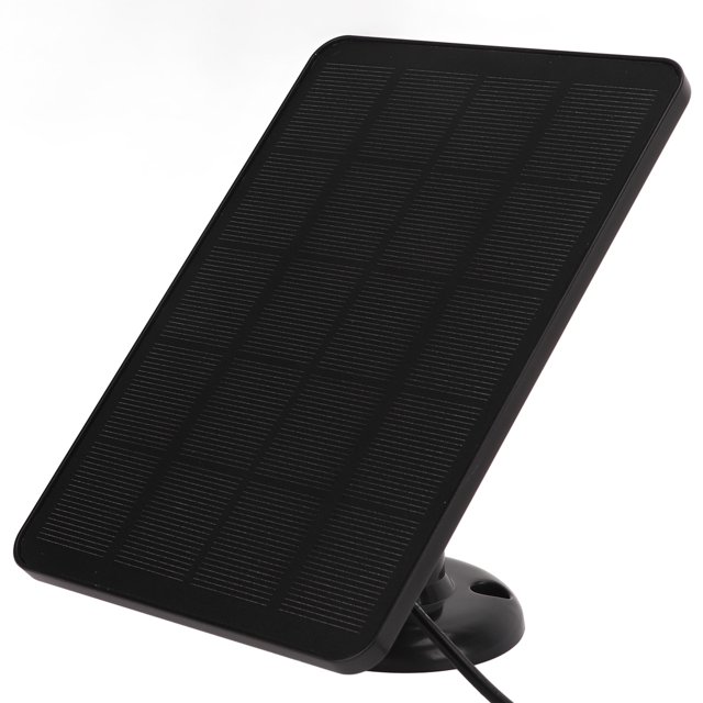 Solar Charging Panel, 360 Degree 5V Solar Charging Panel Wear Resistant For Home Black