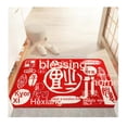 thumbnail image 5 of Wedding Room Layout Of Hi -Character Floor Mats Toilet Non -Slip Water -Absorbing Foot Pads Family Festive Red Carpet, 5 of 20