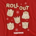 thumbnail image 2 of Transformers Roll Out Christmas Cookies Unisex Infant Snap Suit for Baby, Red, Small, 2 of 3