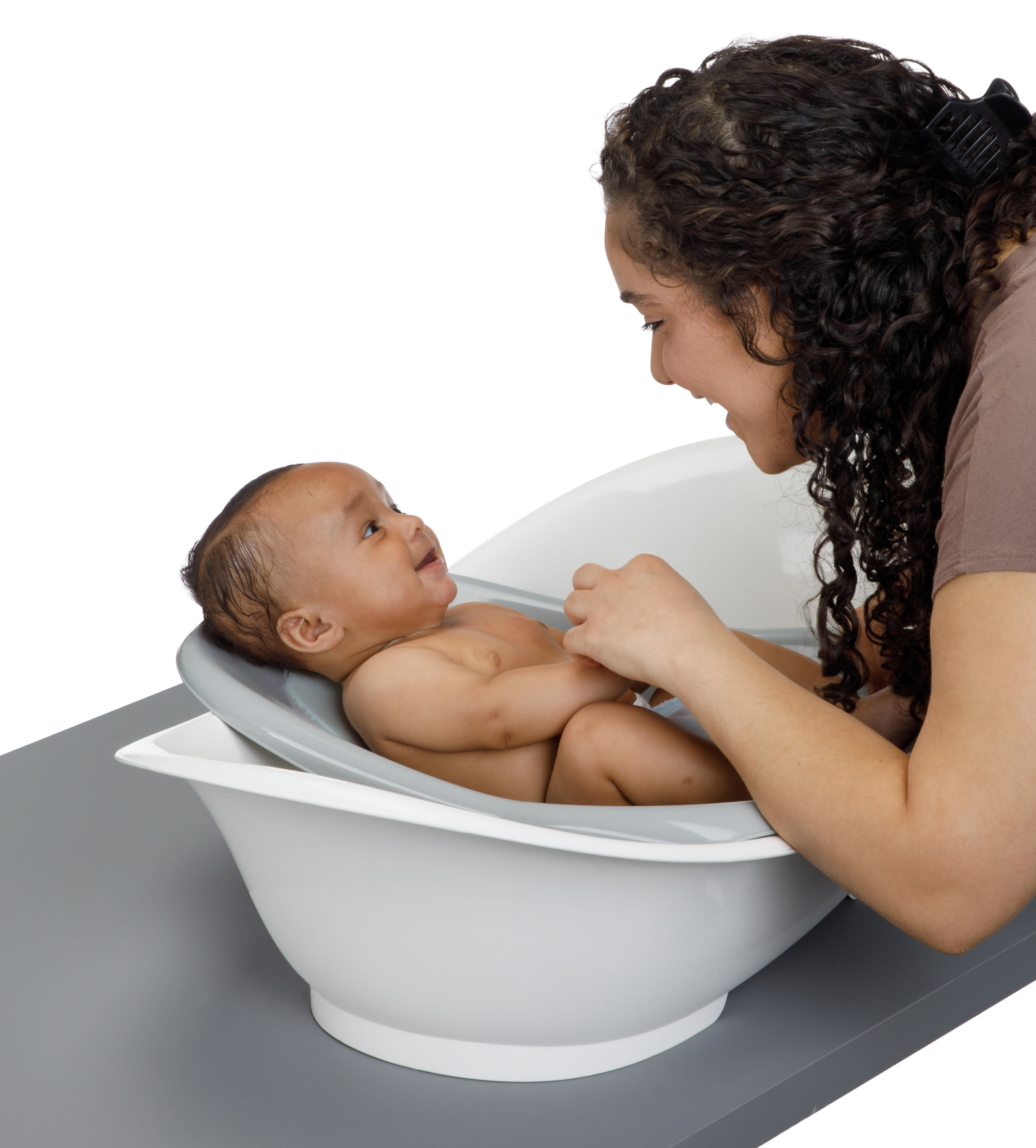Safety 1st 3-in-1 Clean Fun Baby Bathtub, Harbor Mist photo 5