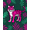 Pink, Pattern 2, variant on ODIKA 4' x 6' Machine Washable Non-Slip Area Rug, Jungle Tiger High Traffic Rug, Pink, 320856