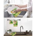 thumbnail image 5 of Easter Bunny Kitchen Dish Towels for Drying Dishes Set of 4, Spring Garden Floral Botanical Gray Plaid Waffle Weave Microfiber Hand Tea Bathroom Towels Quick Dry & Absorbent Towel 15.7x23.6, 5 of 7