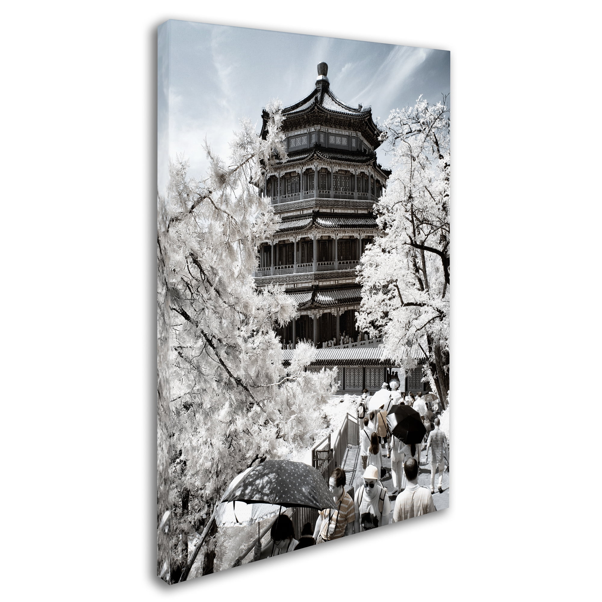 Trademark Fine Art 'White Temple' Canvas Art by Philippe Hugonnard
