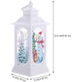 thumbnail image 1 of Piezas Navidad Vela Linterna Decoración LED Vela Luz Escritorio Muñeco de nieve Linterna Colgante Linterna Vela sin llama Linterna Navidad Navidad Decoración interior Vhermosa WLJ-0438, 1 of 2