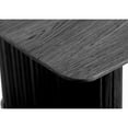 thumbnail image 3 of Unique Furniture Nola 75"W Oak Wood Rectangular Dining Table in Black Oak, 3 of 3