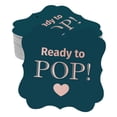 thumbnail image 1 of Inkdotpot Pack Of 100 Real Rose Gold Foil Bracket Shape Paper Tags Ready To Pop Baby Shower Favor Hang Tags, 1 of 6