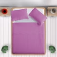 thumbnail image 4 of IR Imperial Rooms 3 Piece Quilt Set Chevron Bedding Microfiber Soft Bedspread with 2 Pillow Shams Lilac/Purple Queen, 4 of 11