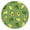 Elastic Ed, variant on Elastic Edge Round Table Cover - Avocado Art Print, 100% Waterproof & Spill-Proof for Families (Green Fresh Aesthetic)