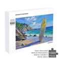 thumbnail image 4 of Surfboard Beach Puzzle – 1000 pcs Wooden Jigsaw for Adults – Colorful Ocean Vibes and Chill Summer Decor Gift Idea, 4 of 8